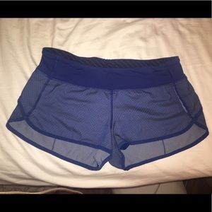 Lululemon blue speed short